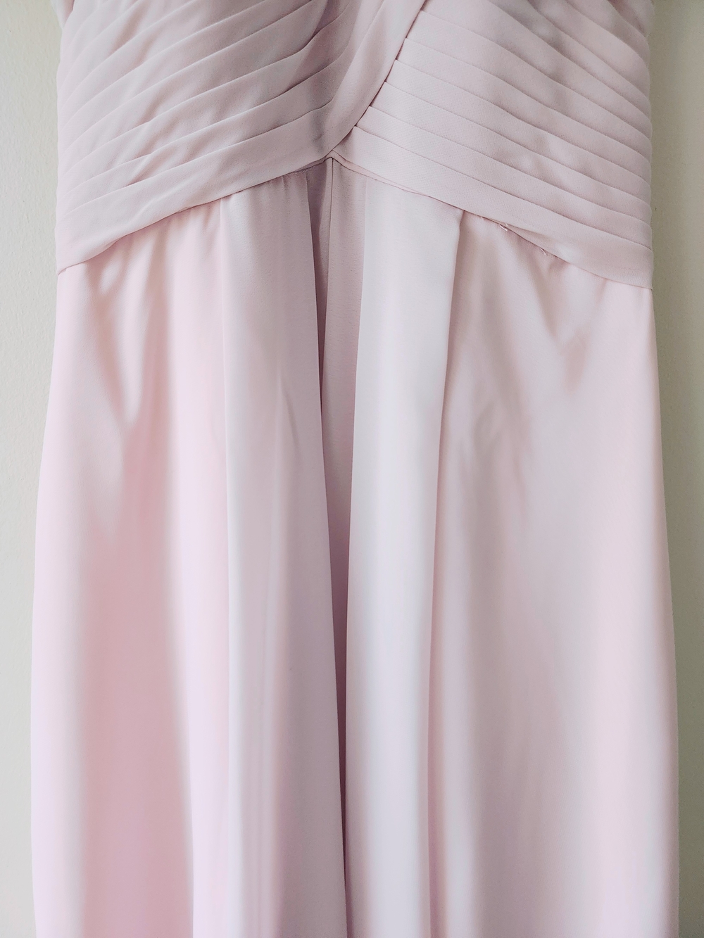 Light Pink Halter Floor Length Formal Dress - Picture 4 of 13